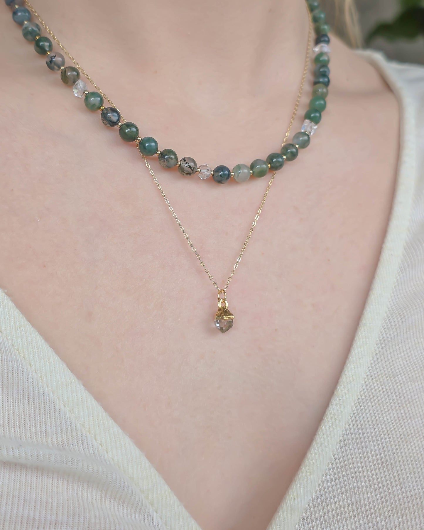 Pendentif Diamant Herkimer