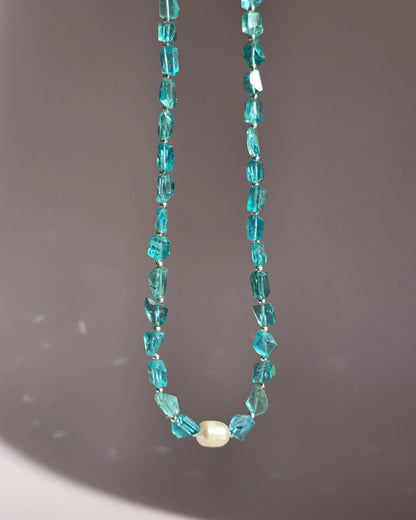 Collier Bleu sel