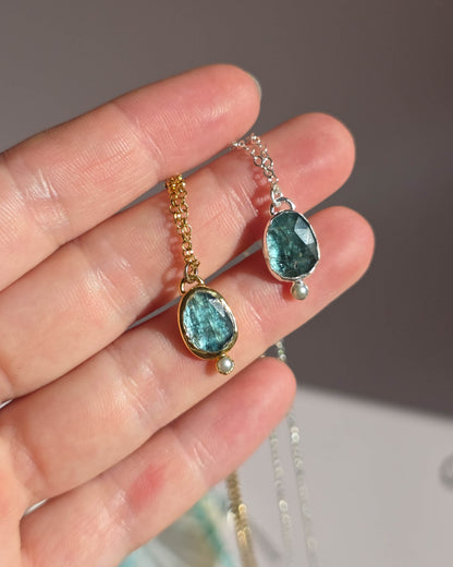 Pendentif Bleu sel
