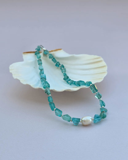 Collier Bleu sel