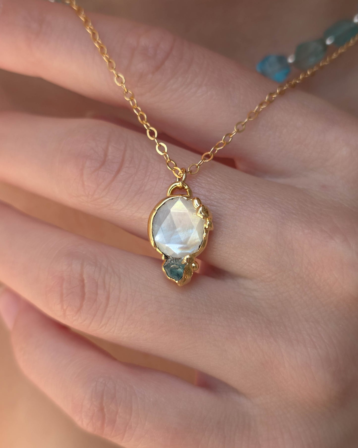 Collier nacré