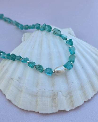 Collier Bleu sel