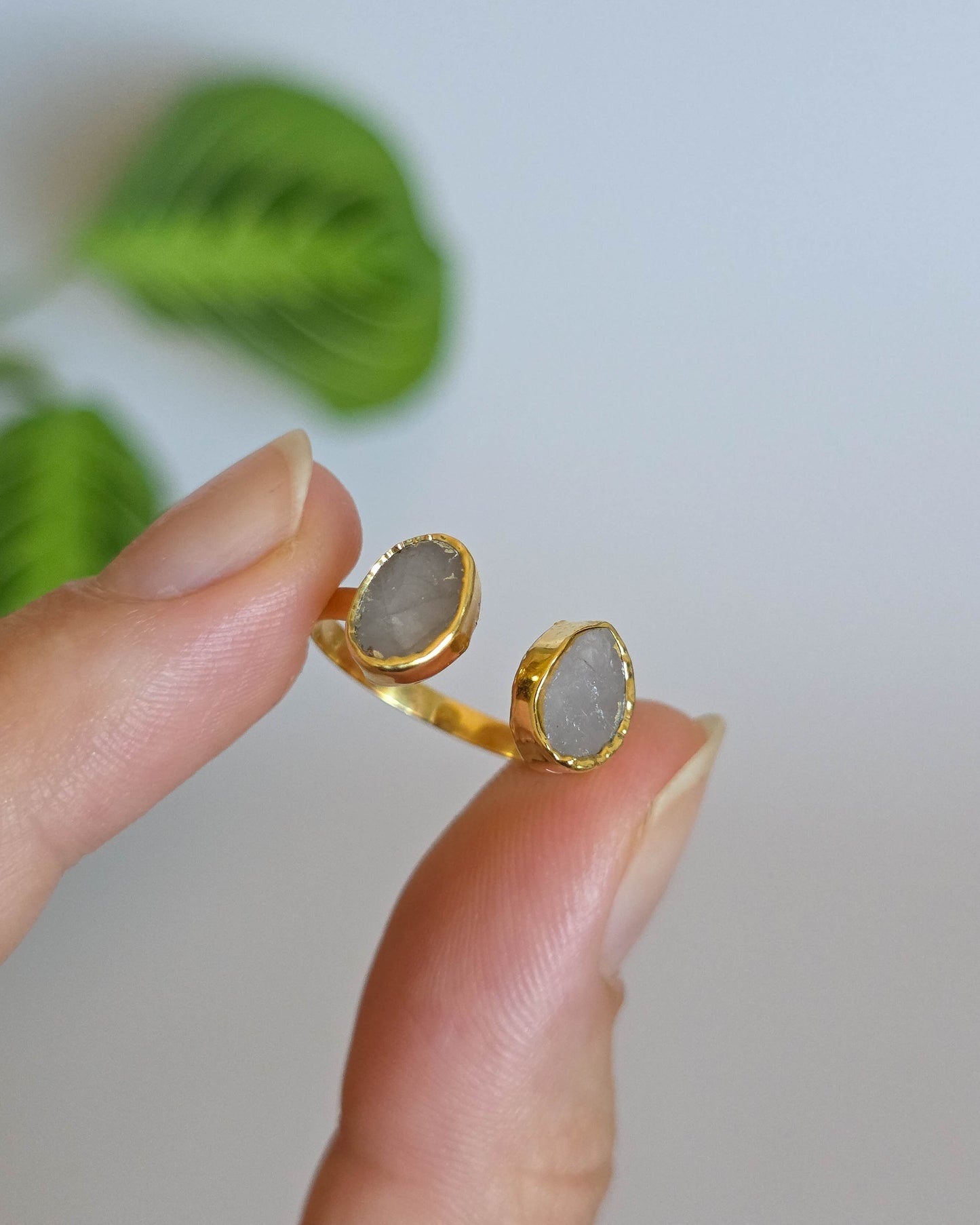 Bague quartz rose T51-53