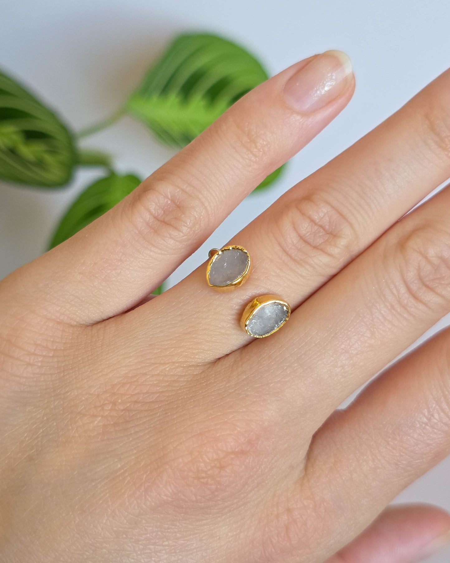 Bague quartz rose T51-53