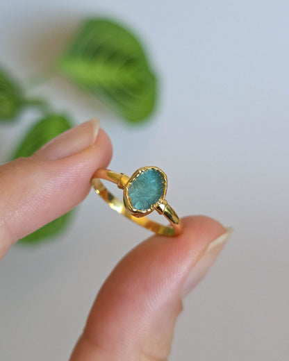 Bague Apatite claire, T55