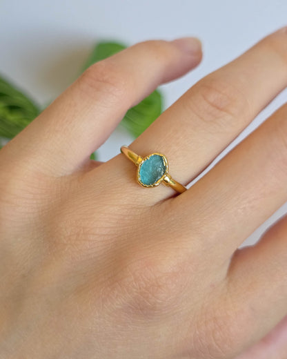 Bague Apatite claire, T55