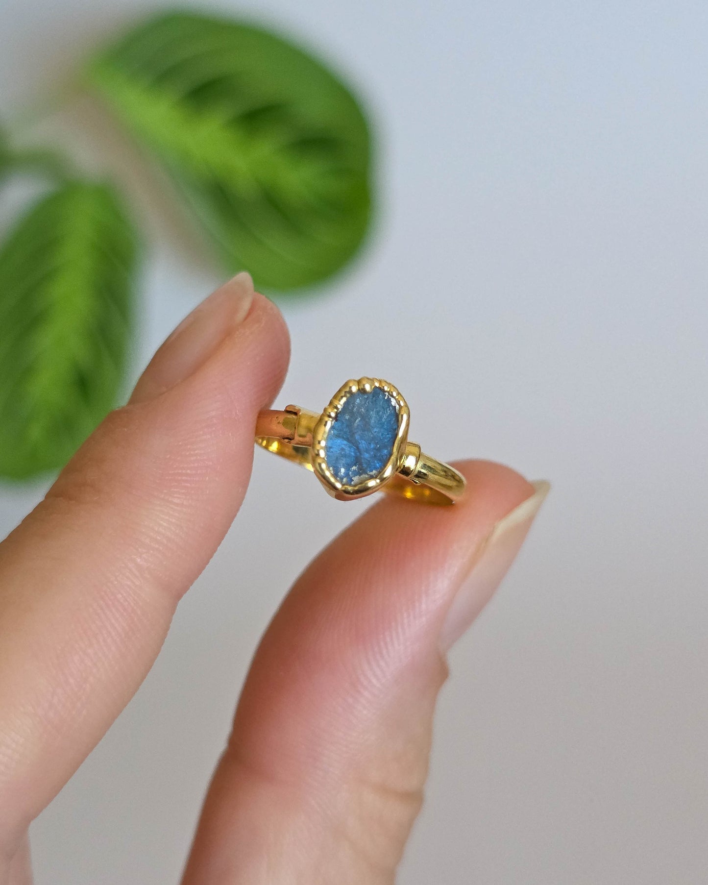 Bague Labradorite, T51