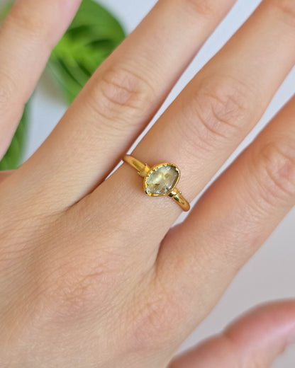 Bague citrine T54.5