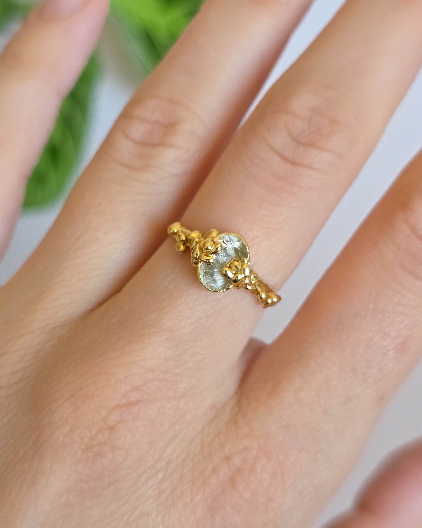 Bague citrine T54