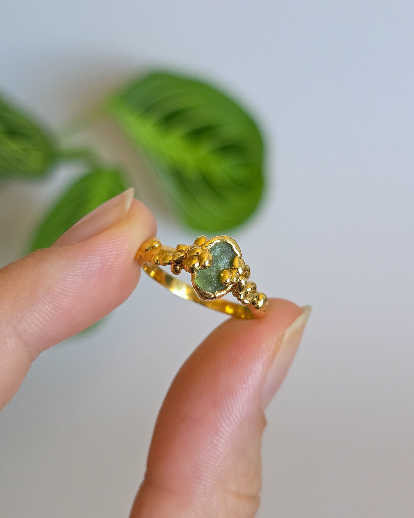 Bague péridot T54