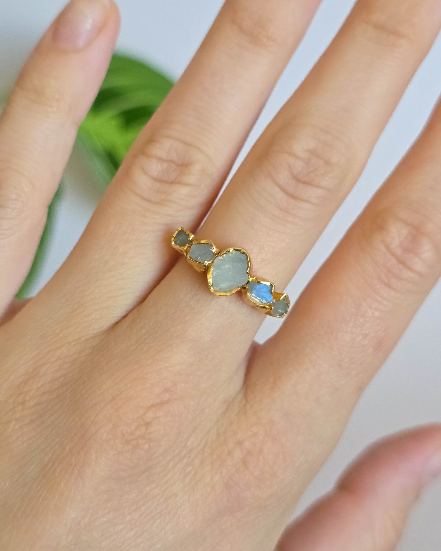 Bague pierre de lune T55