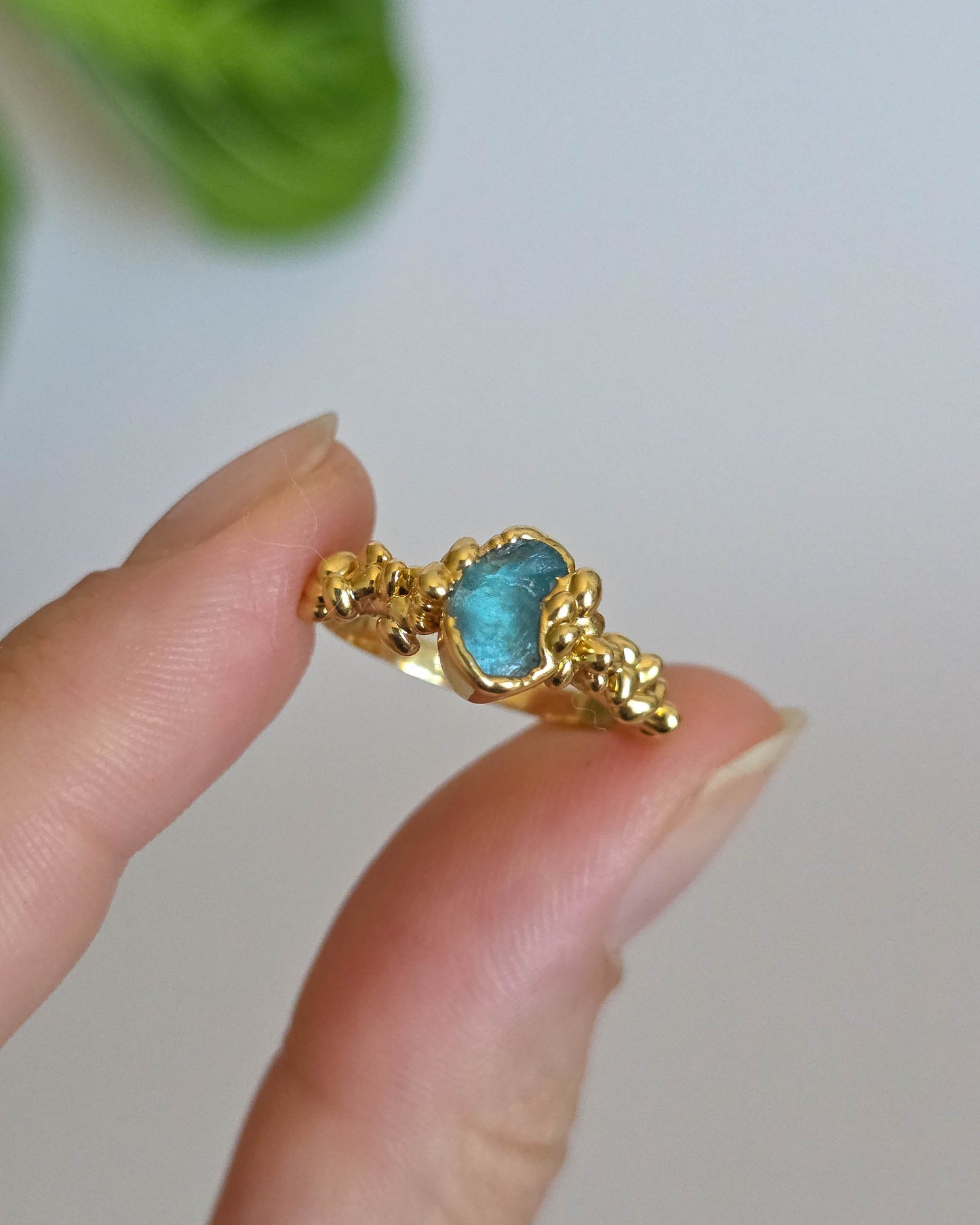Bague Apatite claire, T51