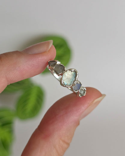 Bague Pierre de lune, T56