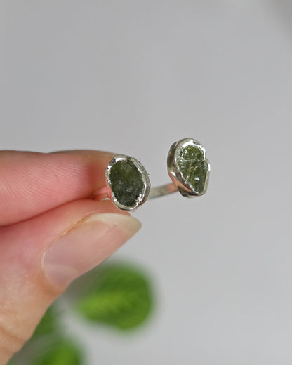 Bague Péridot, réglable T52-54