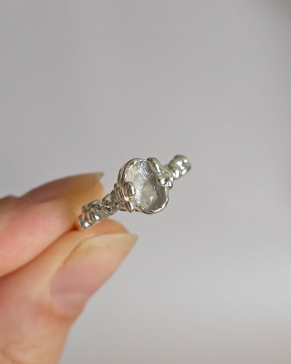 Bague Quartz rose, T54