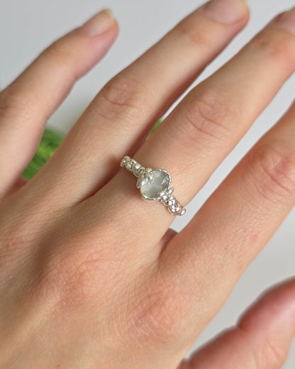 Bague Quartz rose, T54