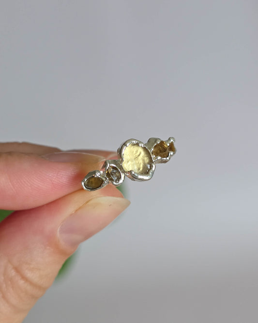 Bague citrine T54
