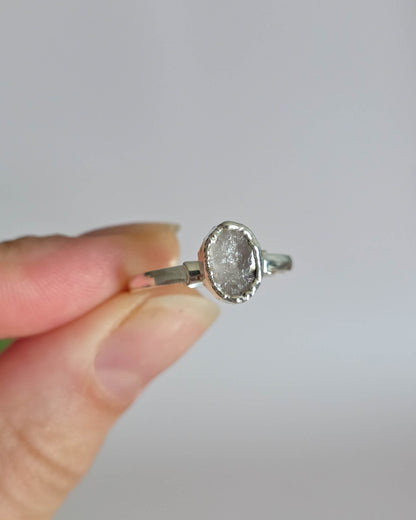 Bague quartz rose T56
