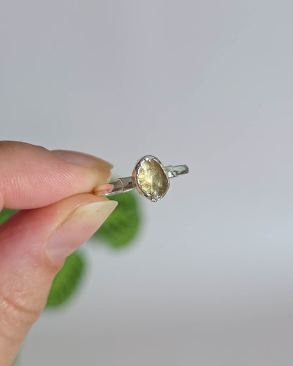 Bague Citrine T58
