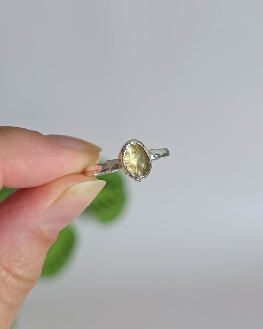 Bague Citrine T58