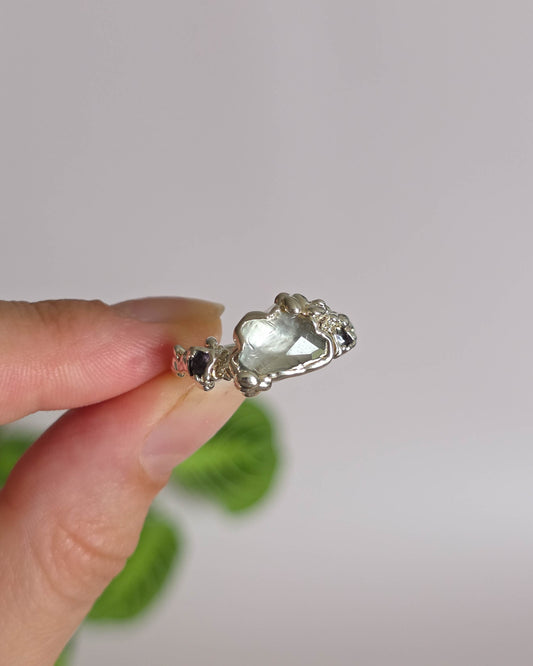Bague Améthyste verte T51