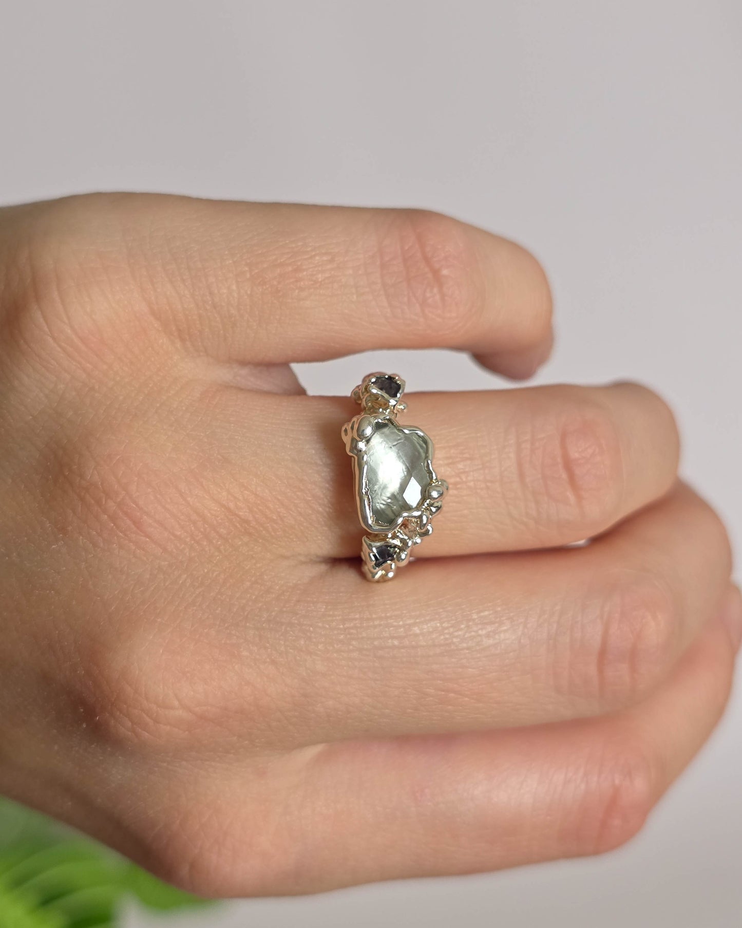 Bague Améthyste verte T51