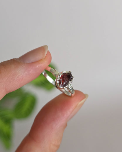 Bague Grenat rouge T57