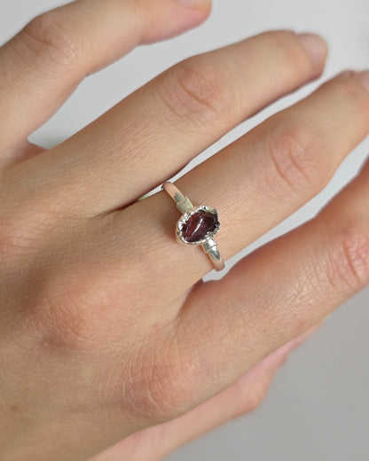 Bague Grenat rouge T57