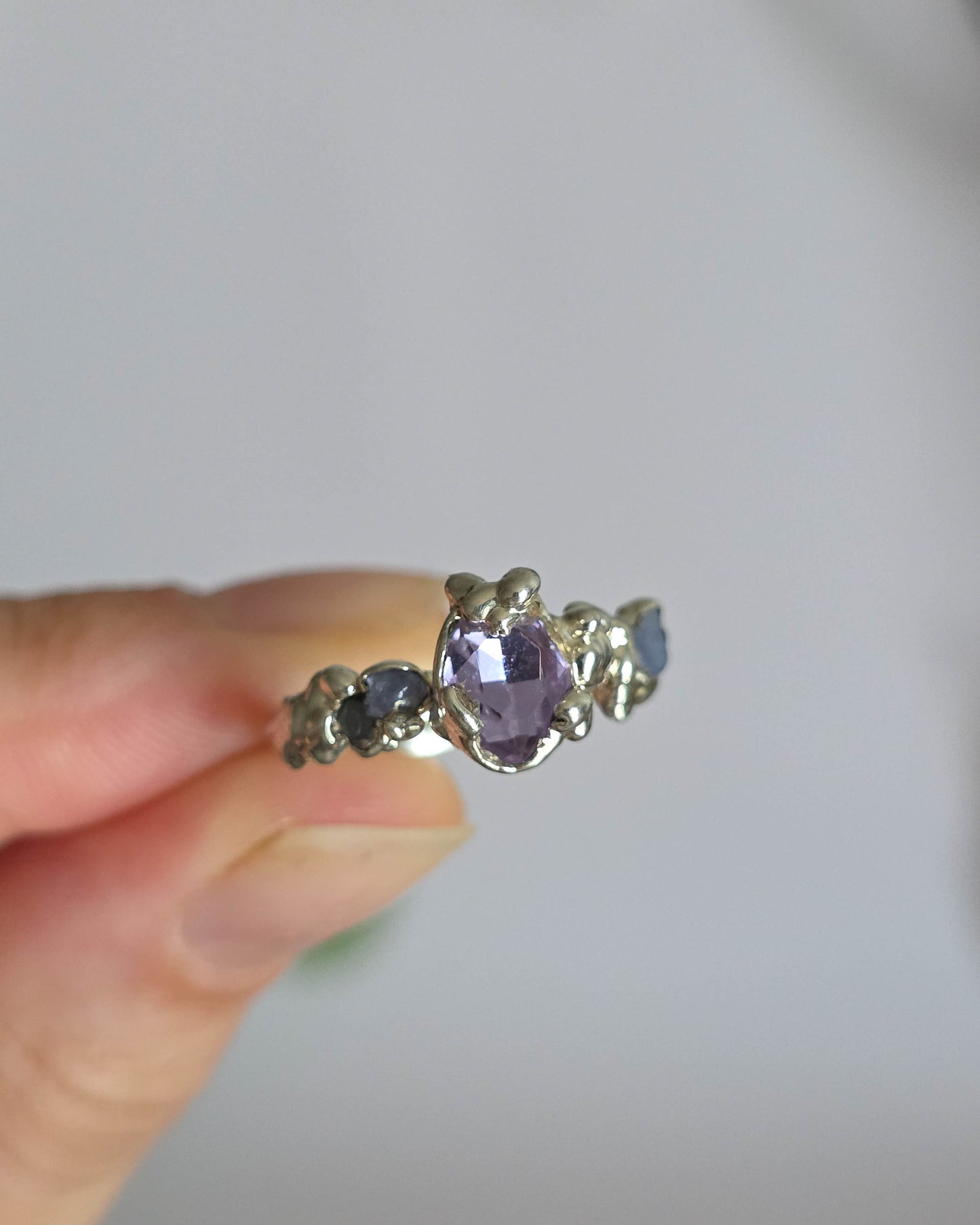 Bague Améthyste réglable T54-54