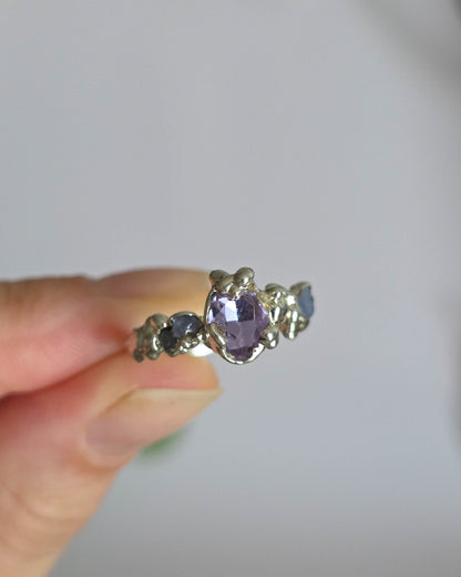 Bague Améthyste réglable T54-54