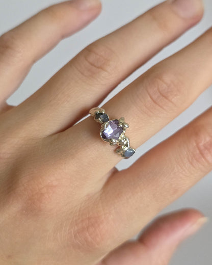 Bague Améthyste réglable T54-54