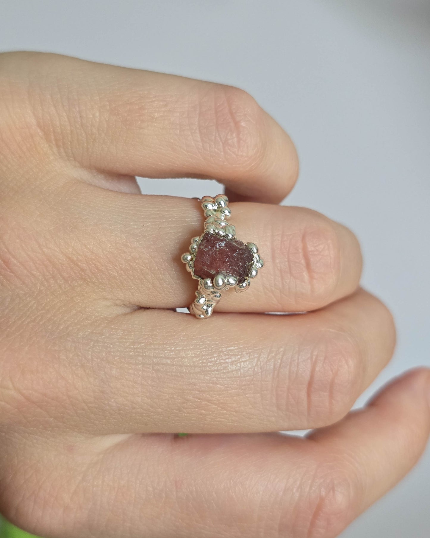 Bague Quartz fraise réglable T51-53