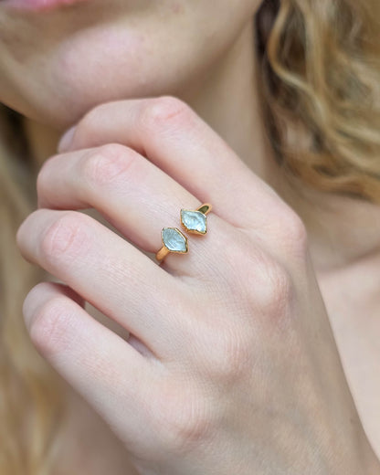 Bague Nova diamant Herkimer T54/56