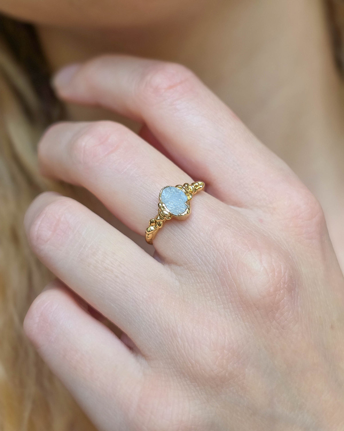 Bague Pierre de lune, T53
