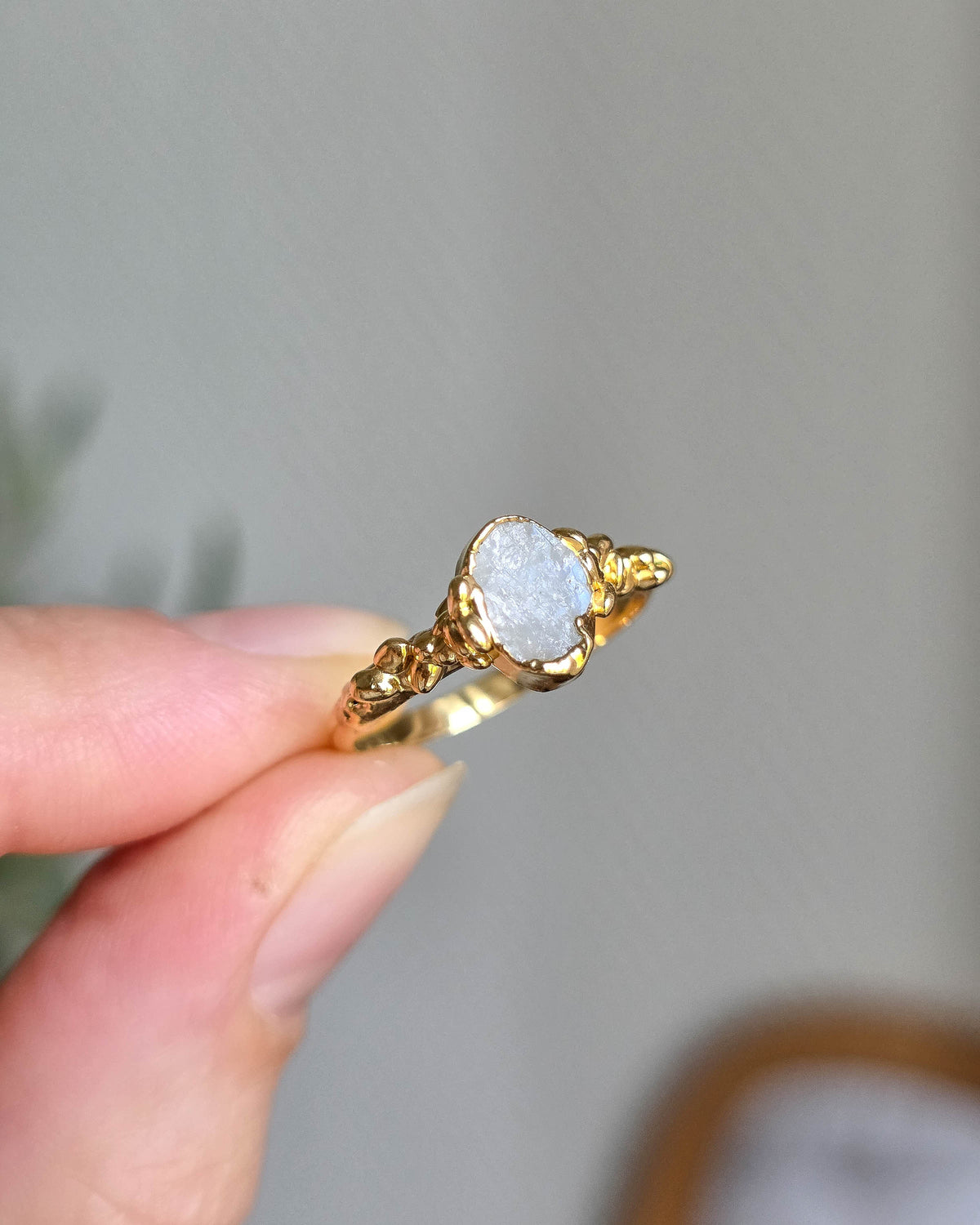 Bague Pierre de lune, T53