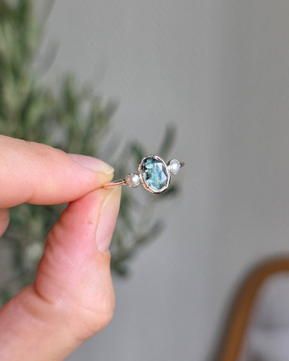 Bague kyanite, T53