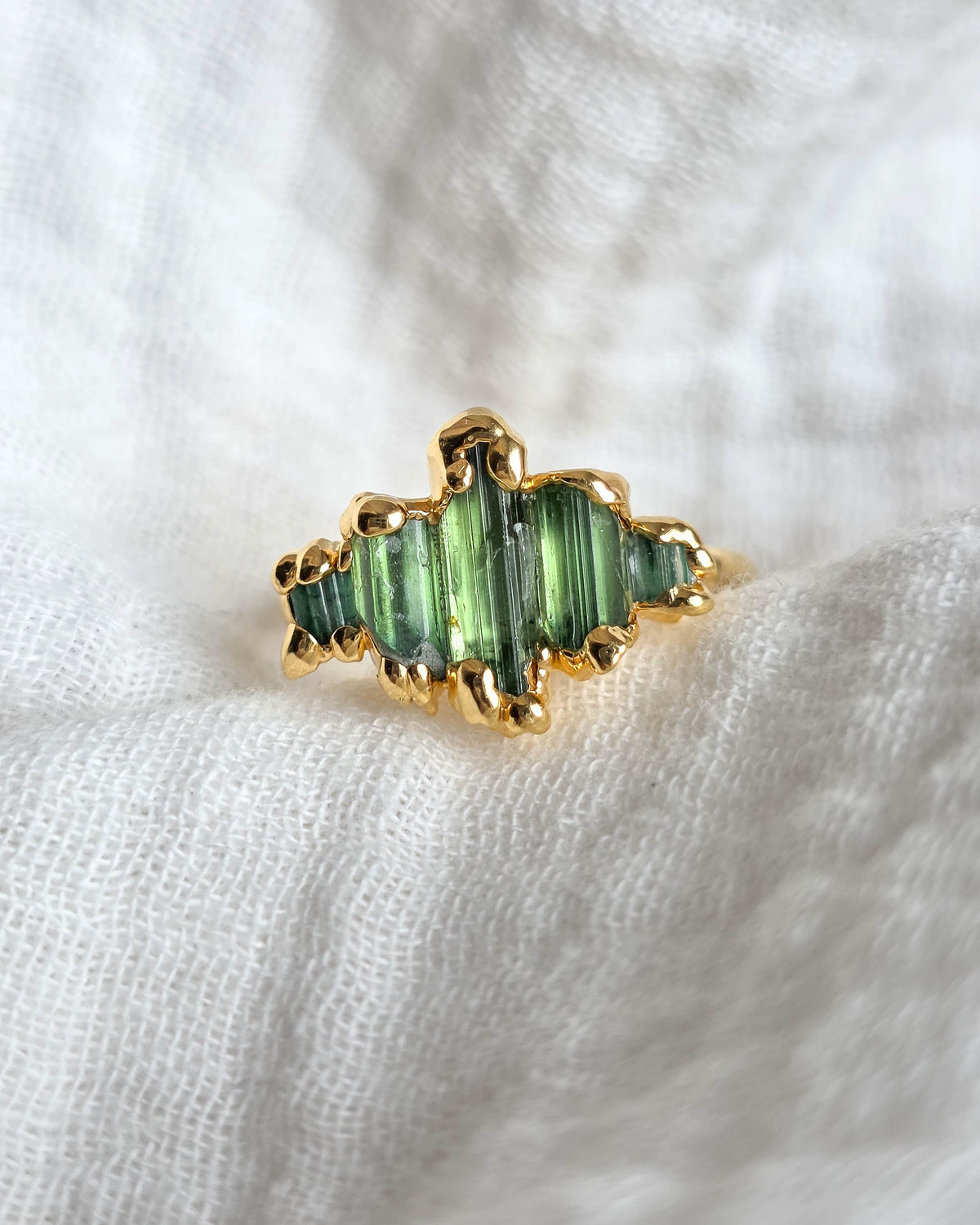 Bague N°1 Tourmaline , réglable T54/57