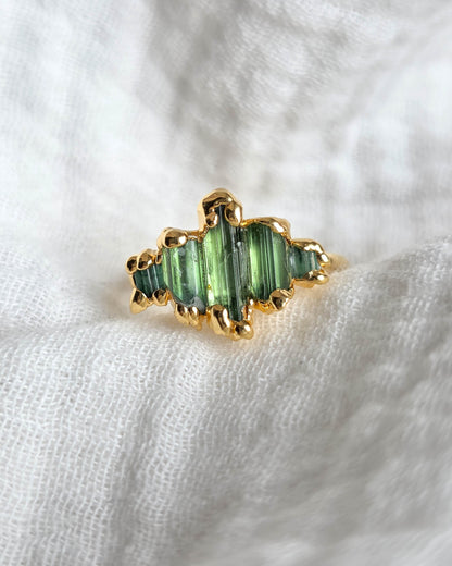 Bague N°1 Tourmaline , réglable T54/57