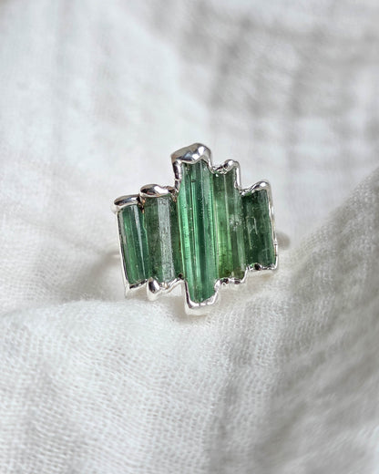 Bague N°2 Tourmaline, réglable T54/57
