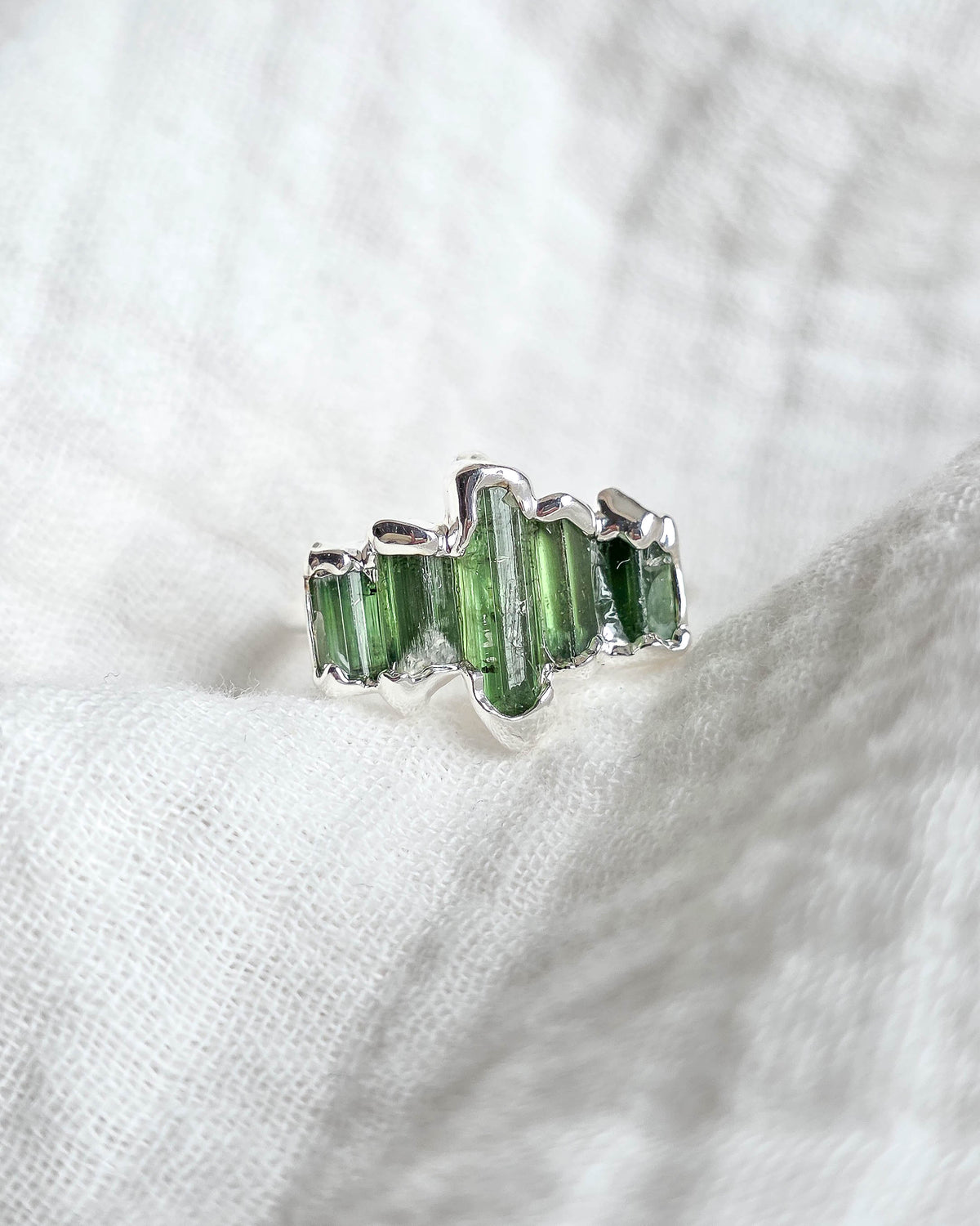Bague N°5 Tourmaline, réglable T55/58