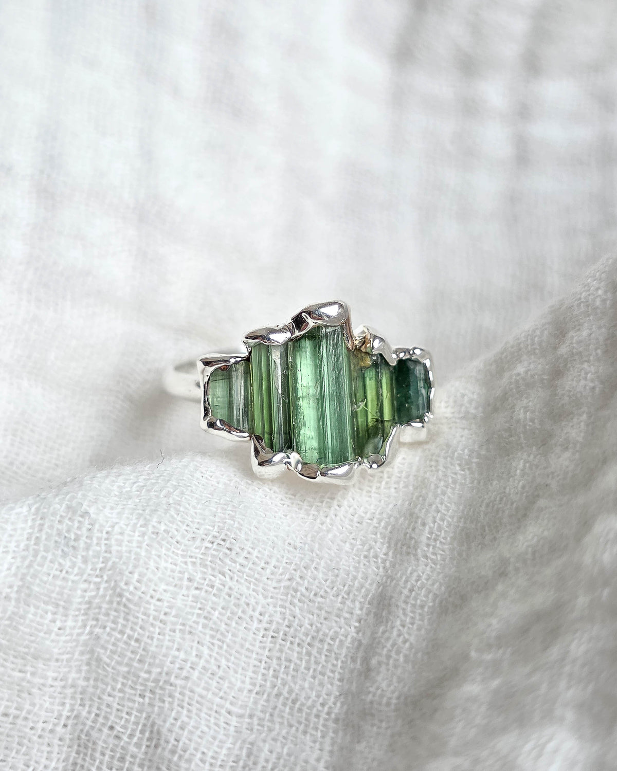 Bague N°7 Tourmaline, réglable T54/57