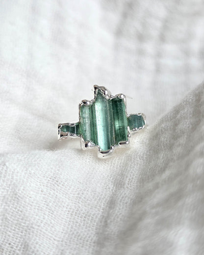 Bague N°6 Tourmaline, réglable T53/58