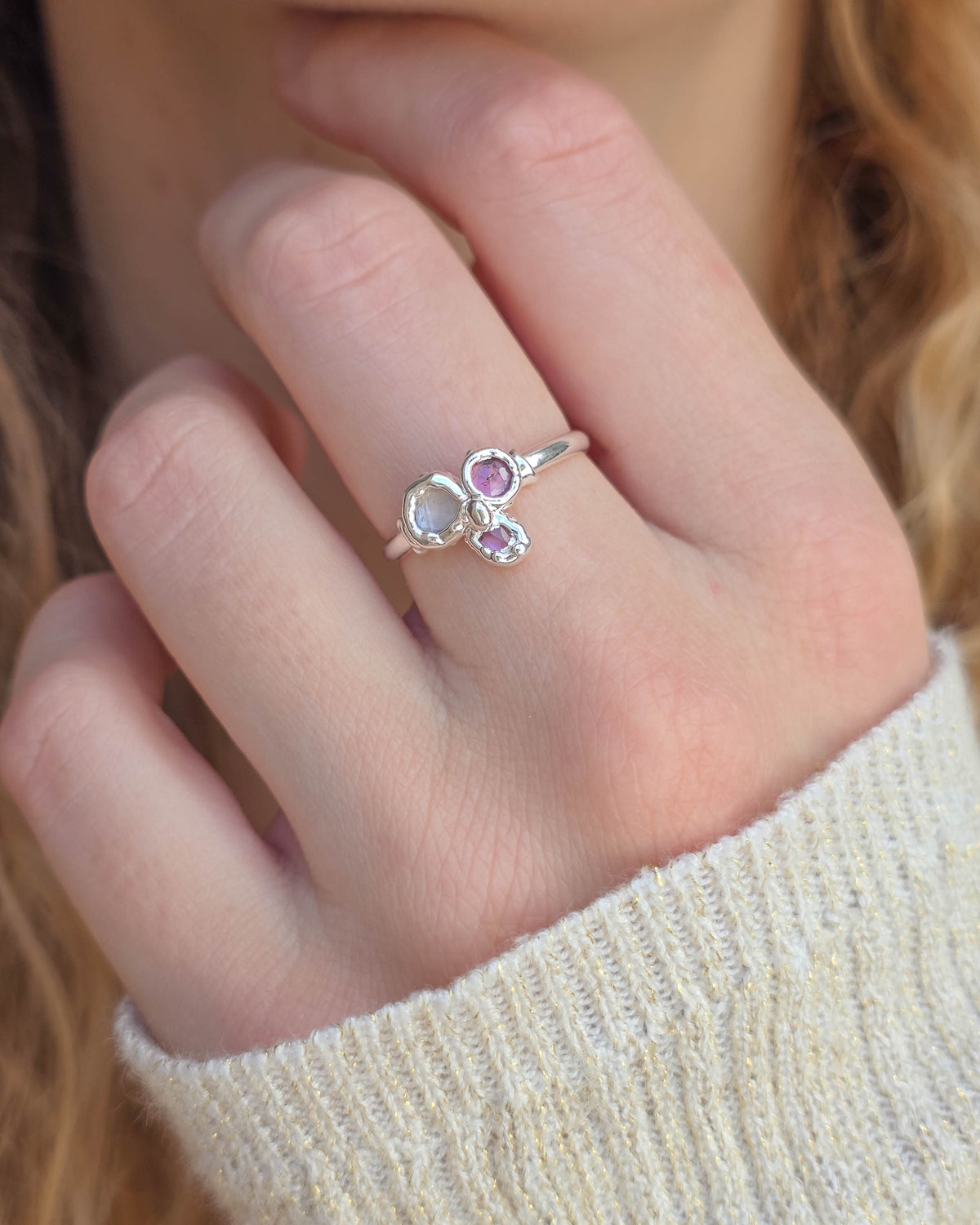 Bague Tourmaline en fleur, précommande