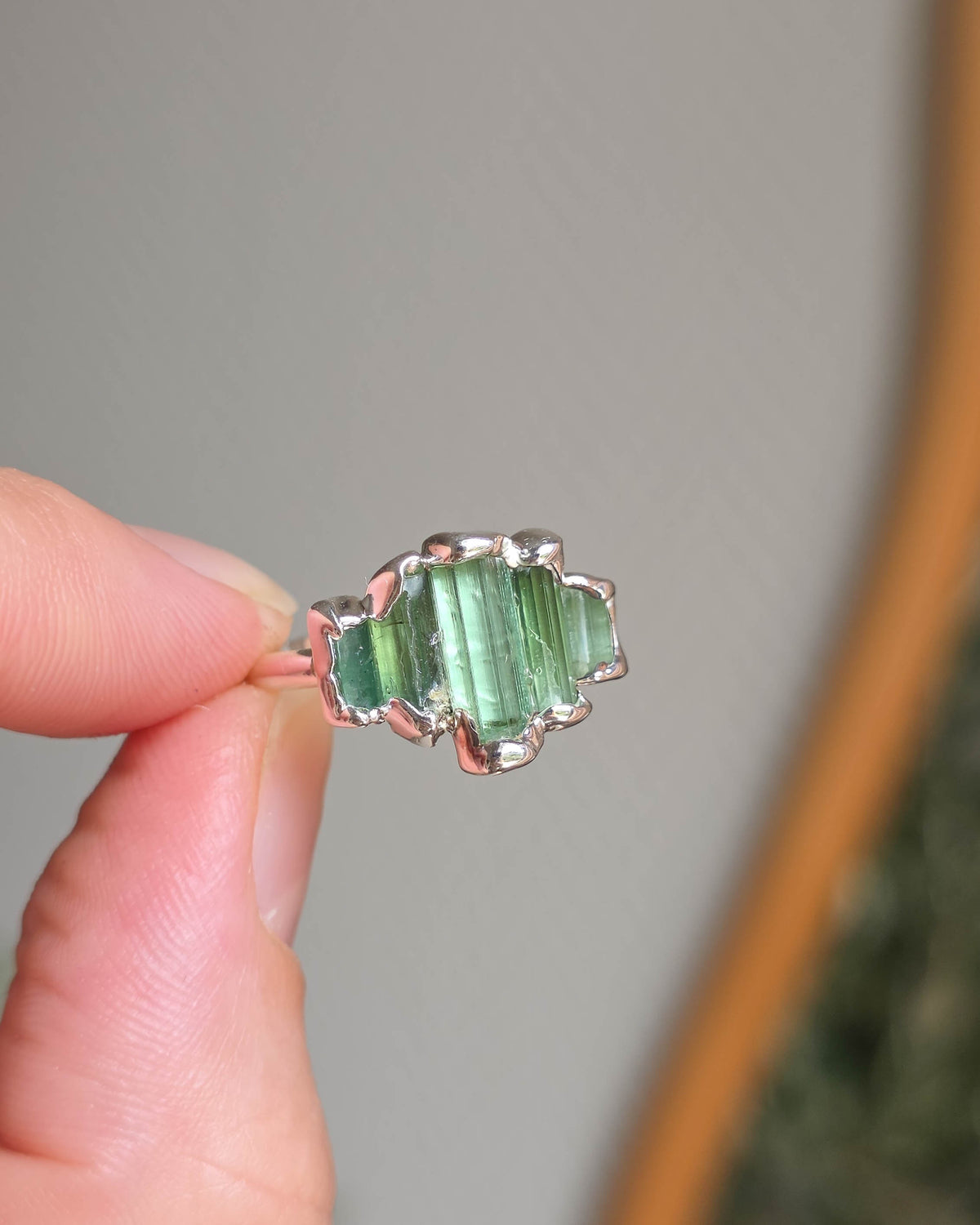 Bague N°7 Tourmaline, réglable T54/57