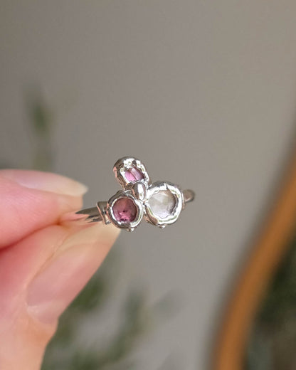 Bague Tourmaline en fleur, précommande