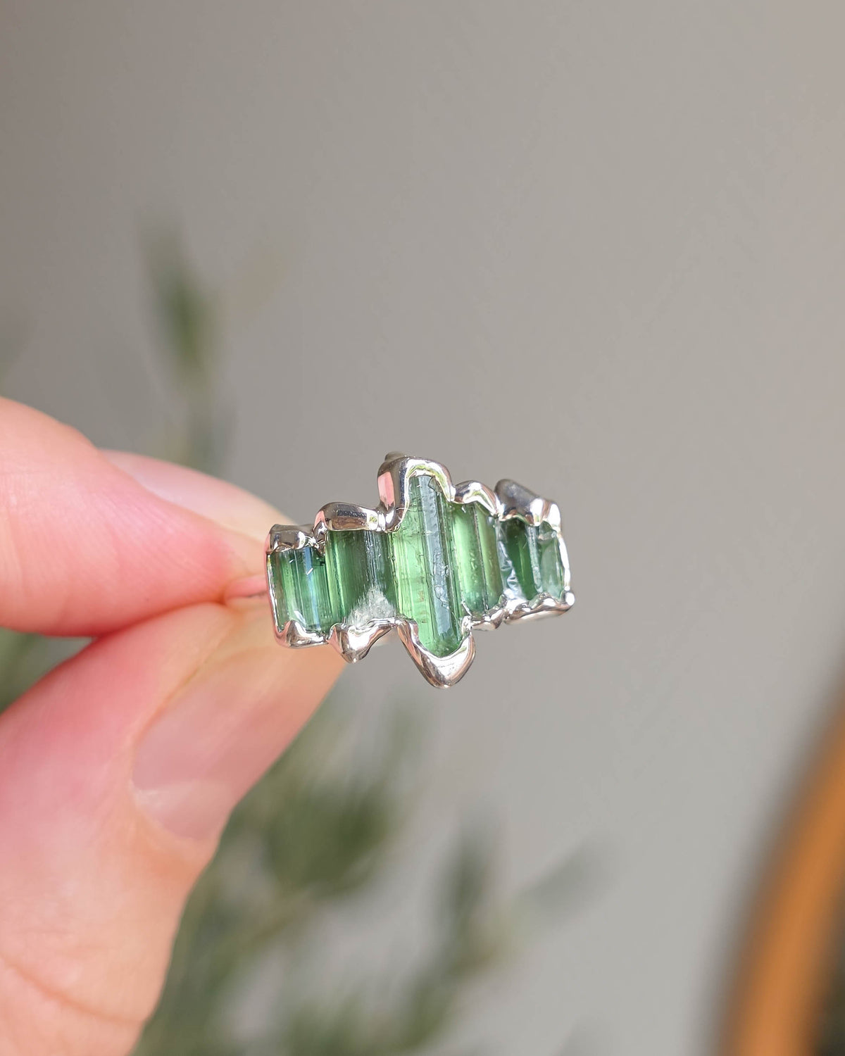 Bague N°5 Tourmaline, réglable T55/58
