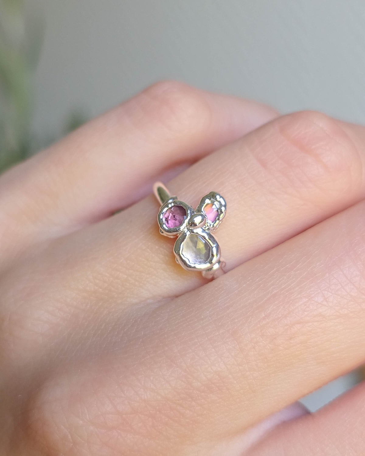 Bague Tourmaline en fleur, précommande