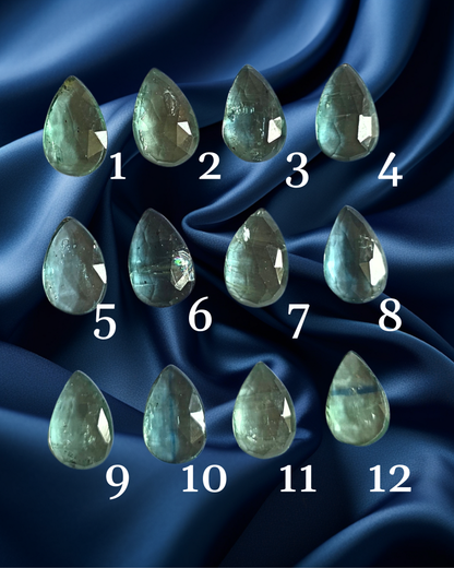 Collier Hortensia bleue