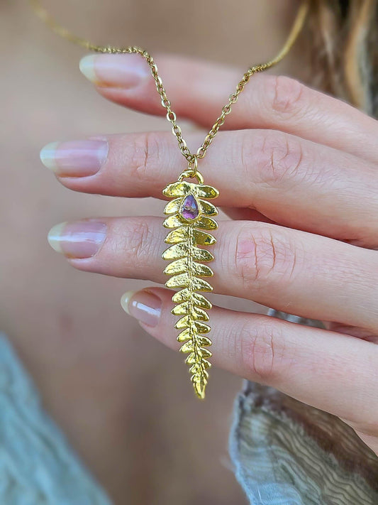 Fougères Tourmalines dorées