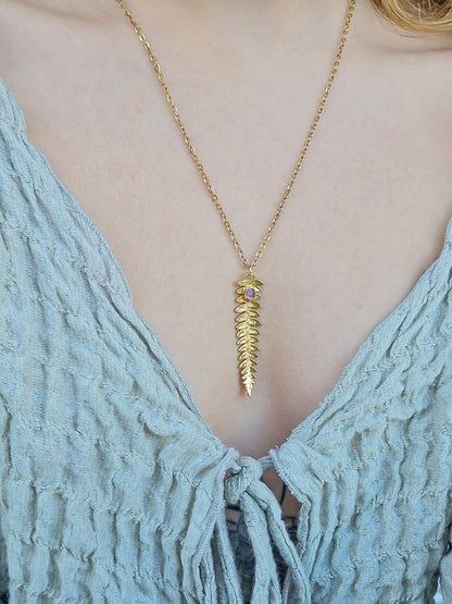 Fougères Tourmalines dorées